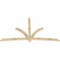 Ekena Millwork Davenport Rough Sawn Timber Gable Bracket, Douglas Fir, 96"W x 56"H x 2"D x 4"F, 14/12 Pitch GBW096X56X0204DAV00RDF - alternate 2